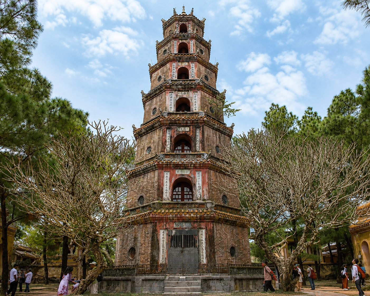 티엔무 사원 관광